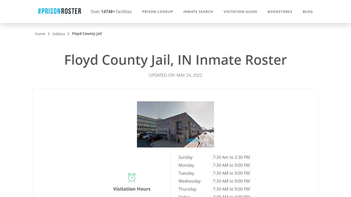 Floyd County Jail, IN Inmate Roster - Prisonroster